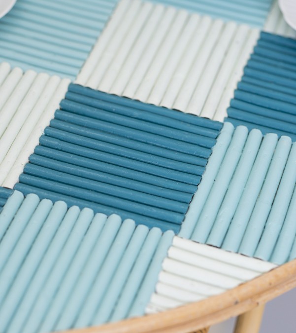 ★ Table basse en rotin