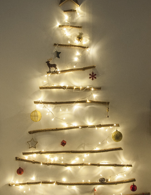 ★ Idée déco : fabriquez votre sapin de Noël en bois recyclé